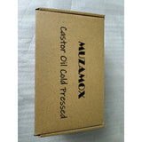 MUZAMOX Castor Oil Organic Cold Pressed Unrefined in Glass Bottle (8fl.oz/237ml)