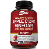 Apple Cider Vinegar Capsules - 1600mg with The Mother 120 Vegan Keto Pills | Apple Cider Vinegar