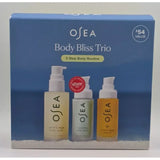 OSEA Body Bliss Trio Gift Set - Body Wash 1.5 oz - Body Serum & Oil 1.0 oz each
