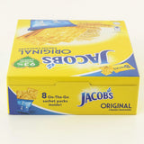 Mondelez Malaysia Jacob's Original Cream Crackers Wheat Cereal Multipack Breakfast Snacks Halal Food Biscuit Biskut 240g x 2 Packs (16 sachets)