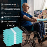 280 Slim Diaper Slim Liner Refills Compatible with Janibell Akord 280 Slim Model Adult Refills, A Single Liner Pack Will Last for Over 500 Adult Briefs Using, 6 Pack