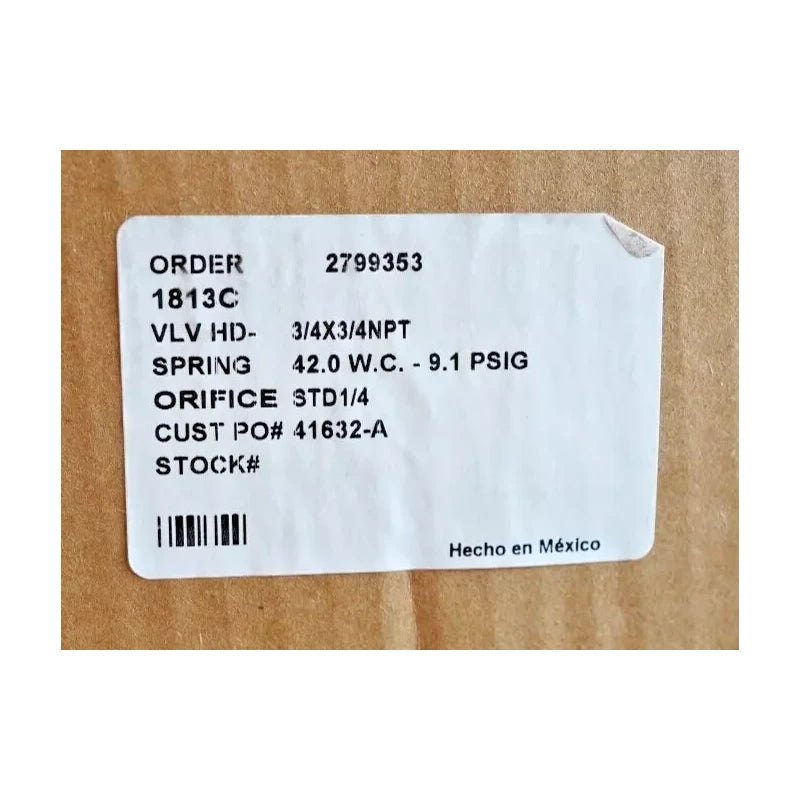 ELSTER HONEYWELL AMERICAN METER 1813C GAS PRESSURE REGULATOR Valve 3/4 x 3/4 "