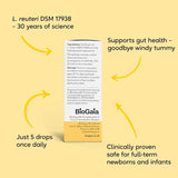 BioGaia Protectis Baby Drops – Probiotic Supplement for Newborns, Babies & Infants – Digestive Relief for Gas & Discomfort – Dairy-Free – 5ml