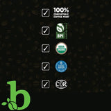 beaniac Organic Down Time Decaffeinated Medium Roast, Single Serve Coffee Pods, Arabica Coffee, Plant-Based, 30 Count