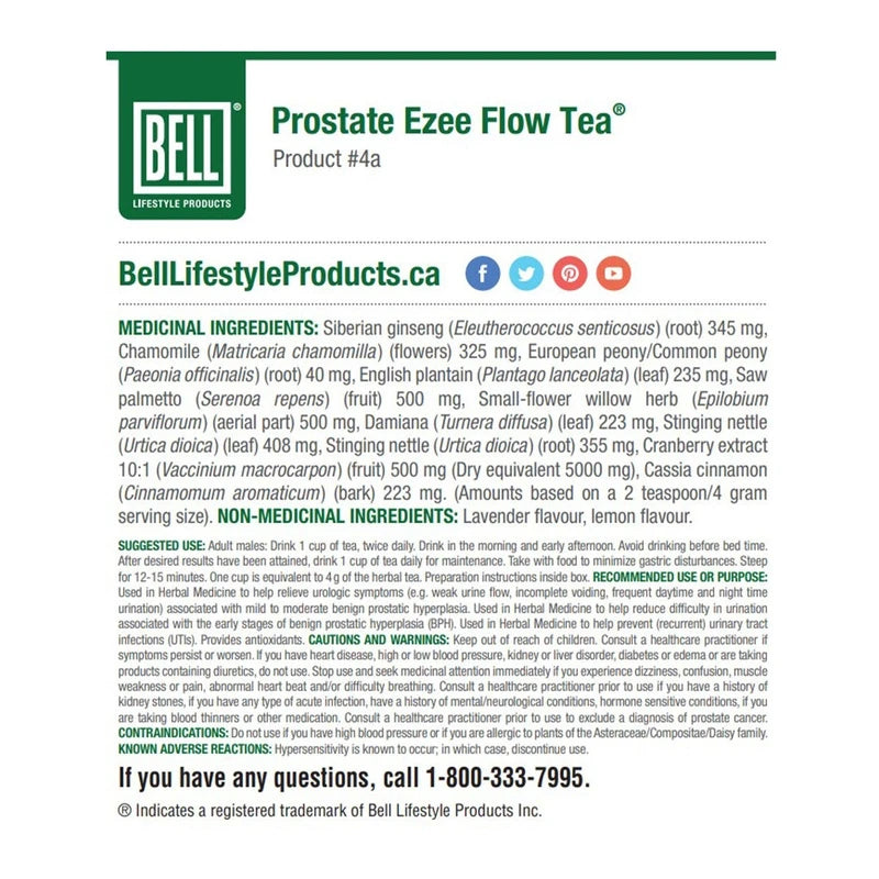 Bell Prostate Ezee Flow Tea 120g