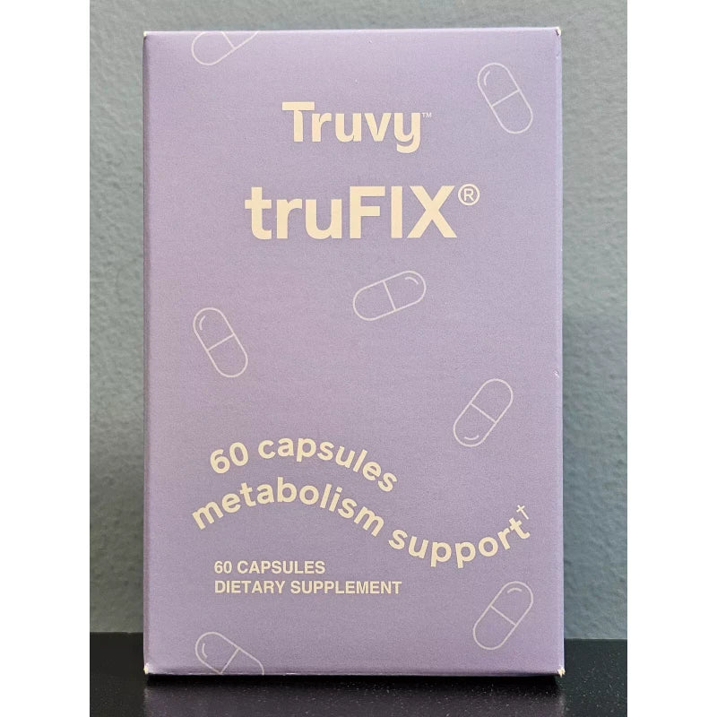 Truvy truFIX 60 Capsules - New In Box! Tru Fix! Metabolism Support!