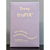 Truvy truFIX 60 Capsules - New In Box! Tru Fix! Metabolism Support!
