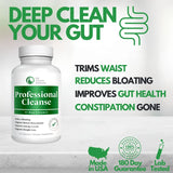 Professional Detox Cleanse for Losing Weight and Belly Fat, 15 Day Colon Cleanse, Dr Vitamin Body Detox Probiotics, Cleanse for Gut Health, Bloating Relief and Reducing Fat, 30 Caps