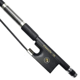 WinsterBow Carbon Fiber Violin Bow 4/4 Size Violin Bow Unbleached Black Horse Hair Art No.VBN108