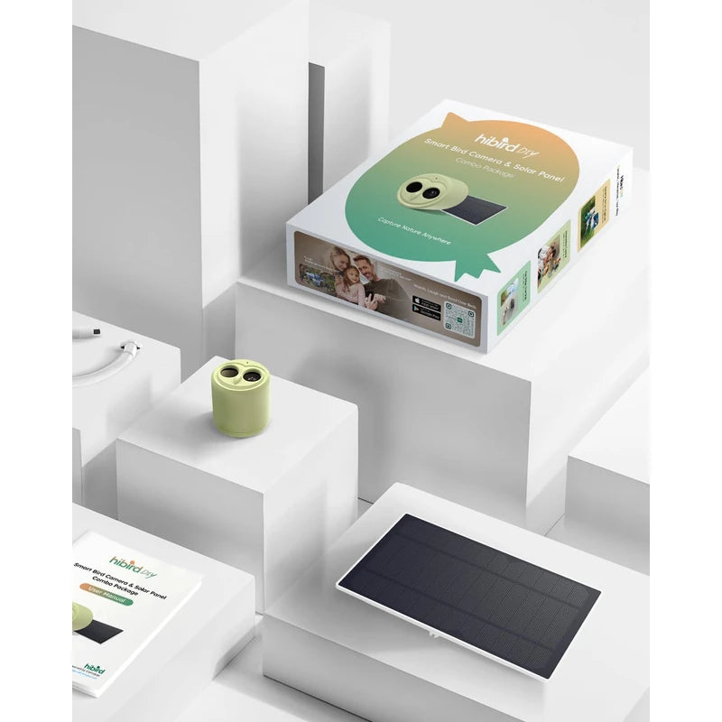 4K HD Bird Feeder with Camera Solar Powered, 2.4G/5G Dual WiFi Wireless, Auto Bird Video Capture, Instant Notifications, 360°Adjustable Bracket & 32GB EMMC, AI Identify 10000+ Species for Bird Lover