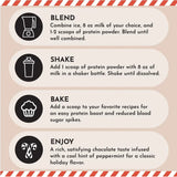 Just Ingredients Chocolate Peppermint Protein Powder