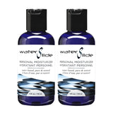 Earthly Body WaterSlide - 4 fl oz, Pack of 2 - Personal Moisturizer - 100% Natural, Water-Based Formula - Vegan & Cruelty Free