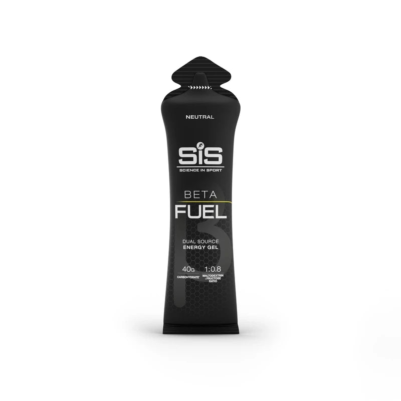 Science in Sport Beta Fuel Neutral | Dual Source Unflavoured Running Gels | 40g Carbs per 60ml Serving | Energy Gels for Endurance, Running and Cycling (6 Pack)