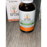 Fountain Of Life Antioxidant Spruce Extract 1 Fl Oz Sealed Damaged Box
