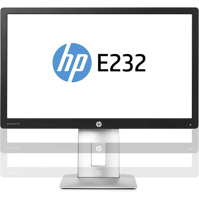 HP EliteDisplay E232 23-Inch Monitor (M1N98A8#ABA) IPS w/LED backlight, 1920x1080 @60Hz, 96PPI (Renewed)