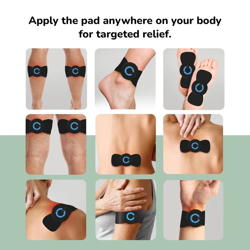 nooro 6-Pack Whole Body Massager Sticky Pads – Hydrogel, Carbon Film, Durable Adhesive, Easy Maintenance