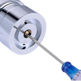 ENKI, Vision, BT4023, Chrome, Self-Closing Delay Action Shower Tap, Solid Brass Non-Concussive Shower Valve Tap, Push Button Bathroom Shower Valve, Urinal Flush Valve, Time Adjustable