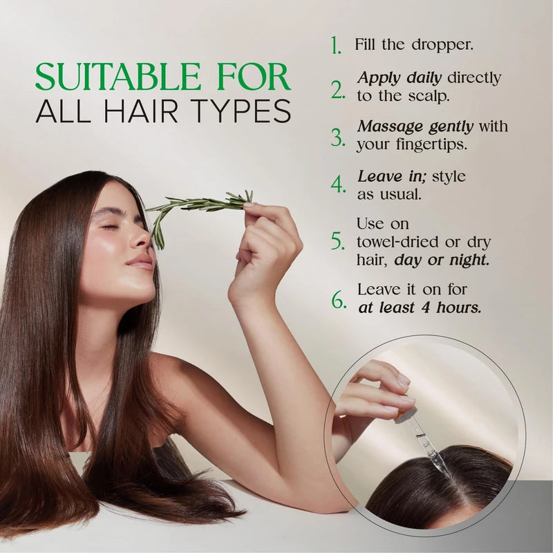 Tatiana Irizar Hair Serum for Hair Growth Serum Women Made in USA - 2 Pack Scalp Serum for Hair Growth Non-Greasy Rosemary & Amla Hair Care Vegan 1 Oz Hair Loss Treatment for Women Hair Regrowth Treatment for Women