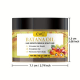 CVC Unrefined Organic Batana Oil | 100% Pure & Natural | Promotes Hair Growth & Moisture | 3.88 OZ - Specification: Default