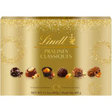 Lindt Pralines Classiques Assorted fine Chocoaltes, Decadent Flavours & Delicate Textures Perfect for the Holidays - 405g