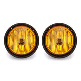 Fog lights assembly replacement for Truck With Bulbs Compatible with Freightliner Columbia 2000-2015ï¼ˆA Pair,Yellowï¼‰