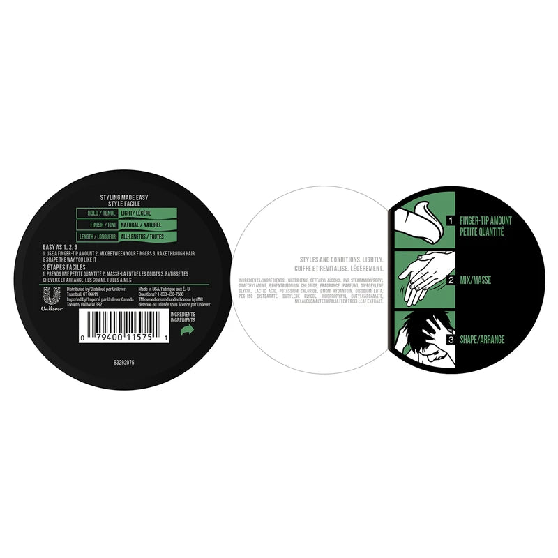 AXE Natural Look Hair Cream, Understated 2.64 Ounce, Pack of 1