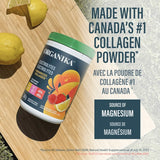 Organika Organika Canadian-Made Electrolytes + Enhanced Collagen - Zesty Lemon Berry Flavour - Sugar-Free Hydration | 5g Protein + 100% of Daily Vitamin C | 360g, 30 Servings