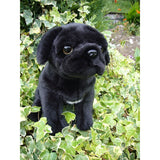 Pug (Black) Soft Toy 12"