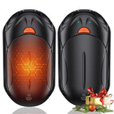OUTJUT Rechargeable hand warmer, portable hand warmer,2-piece set, with 6000mAh battery