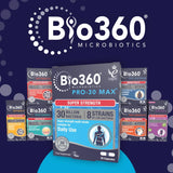 Bio360 Pro-30 MAX (30 Billion Bacteria)|from Natures Aid | 30 Capsules