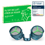 Nose Protection Filter - Protective Filter Against Allergies and Pollution - Helps Relieve Allergies from Pollen, Mites and Dust with Reusable Nose Filter and 30 Disposable (S)