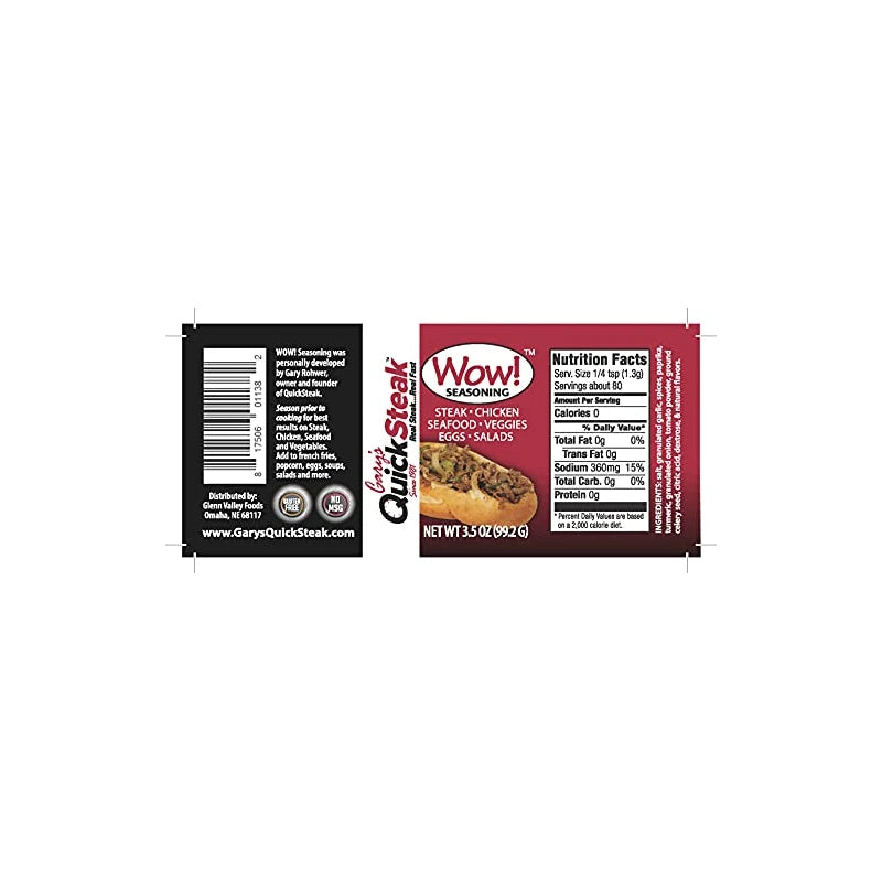 Gary's QuickSteak Wow! Seasoning (Pack of 3)
