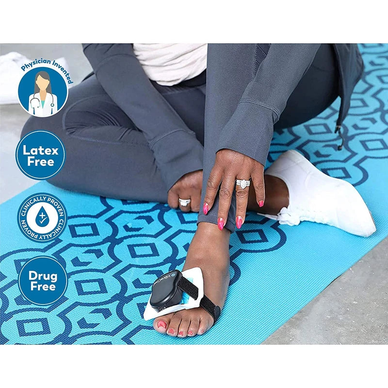 VibraCool: As Seen on Shark Tank Cold Stimulation for Alternative Pain Relief, Mechanical Stimulation – Cold Pad Device for Intense Pain Relief in The Foot (Plantar Fasciitis)