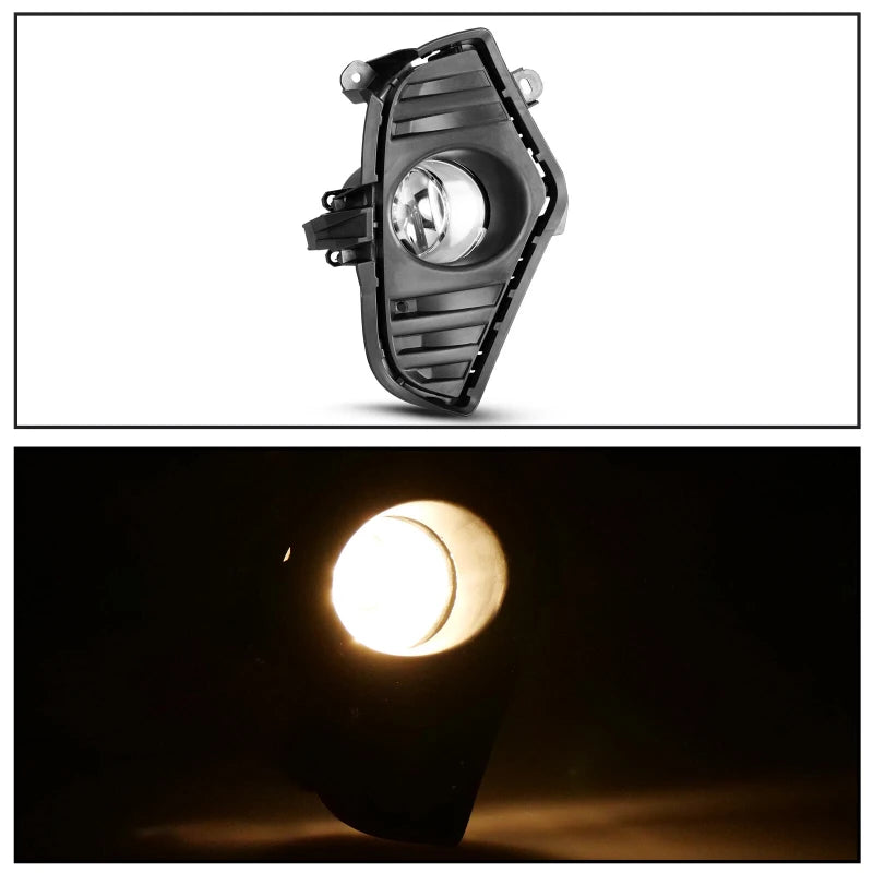 advan_version 2019-2025 For Toyota RAV 4 Clear Pair Fog Lights Bumper Lamps w/Harness Wiring