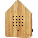 Relaxound Zwitscherbox Wood The Original Solid Wood Front Bamboo Bird Singing Natural Sounds Forest Atmosphere Soundbox