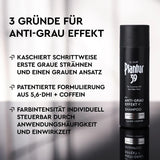 Plantur 39 Anti-grey effect shampoo, 1 x 200 ml, conceals gradually grey hair, for brown to dark hair, long-lasting result without dyeing