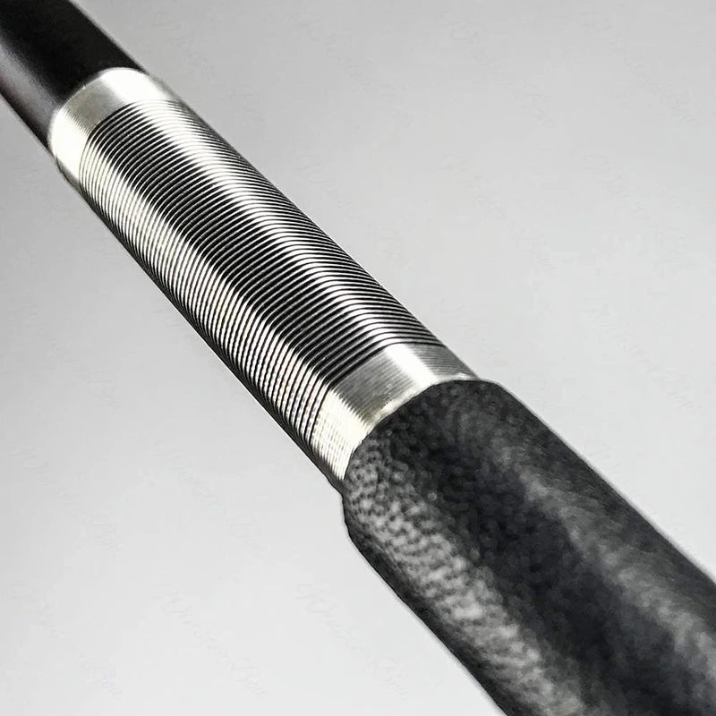 WinsterBow Carbon Fiber Violin Bow 4/4 Size Violin Bow Unbleached Black Horse Hair Art No.VBN108