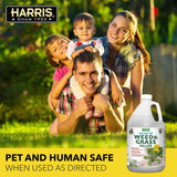 Harris 10X Sea Salt Grass Killer, Pet Safe, Kills to The Root with Spray Trigger, 128oz