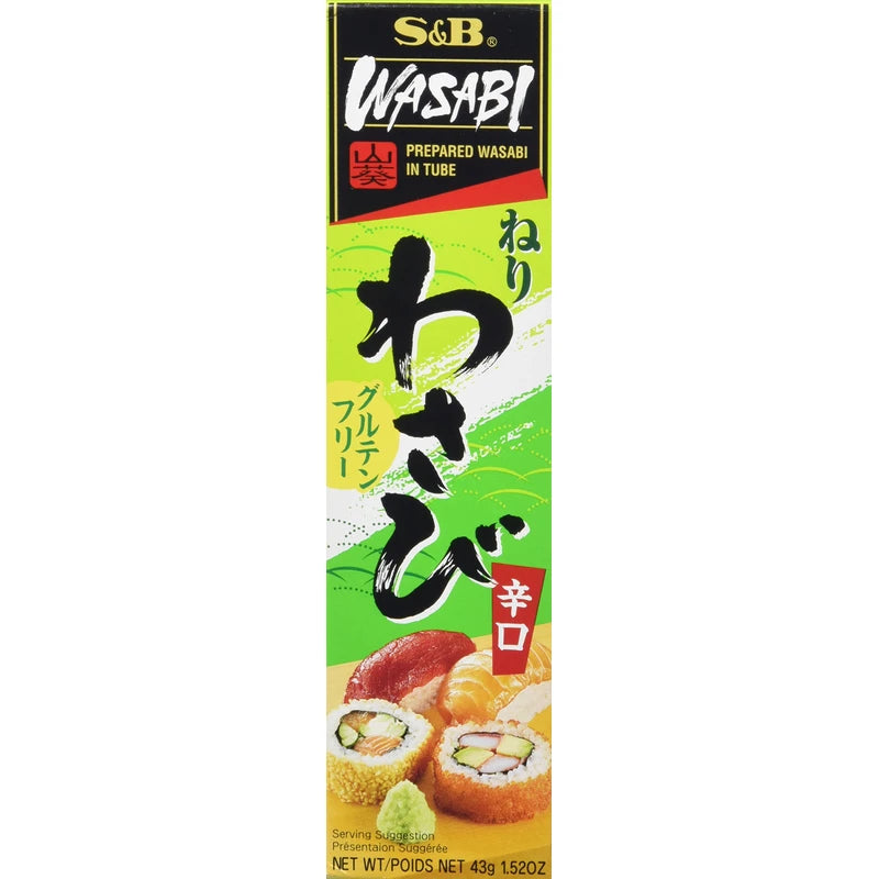 S&B Wasabi in Tube, 43-Gram
