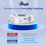 Sleepy Easy Clean Multi Surface Cleaning Wipes - 2x White Soap, 2x Bleach, 2x Herbal Soap - 6 x 100pcs - Disposable - Pack