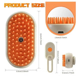 N/A Electric Spray Handle Massage Brush3-in-1 Steam Grooming Brush by QIZLE NEW