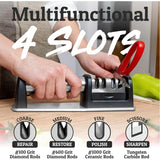 Branded 4 Stage Senzu Sharpener Priority Chef Knife Sharpen New Version Fast Shipping