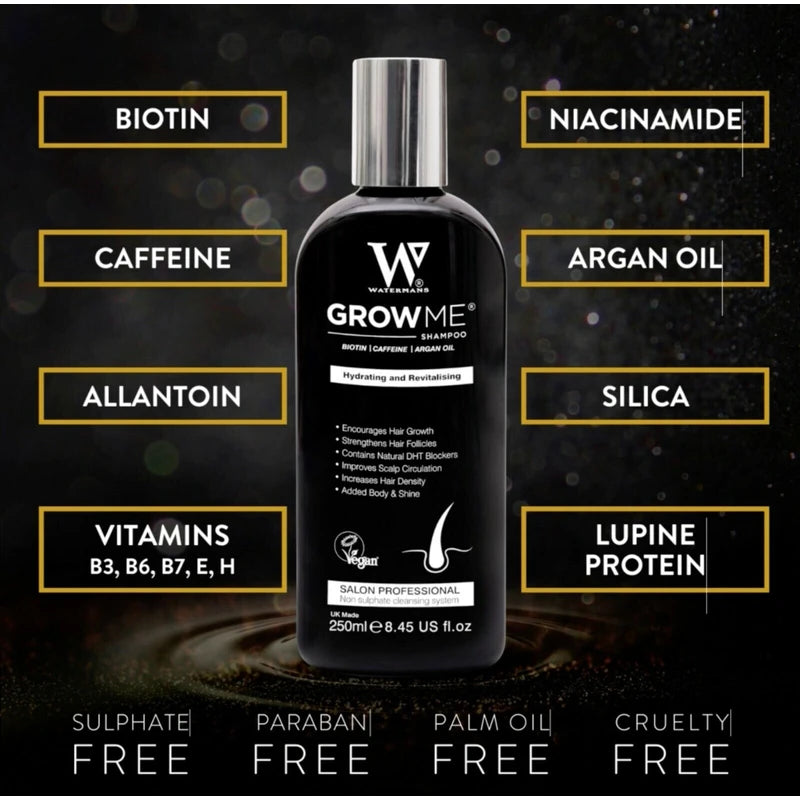 Watermans Menopause Shampoo & Conditioner , helps hair during menopause.