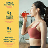 Organika Organika Canadian-Made Electrolytes + Enhanced Collagen - Zesty Lemon Berry Flavour - Sugar-Free Hydration | 5g Protein + 100% of Daily Vitamin C | 360g, 30 Servings