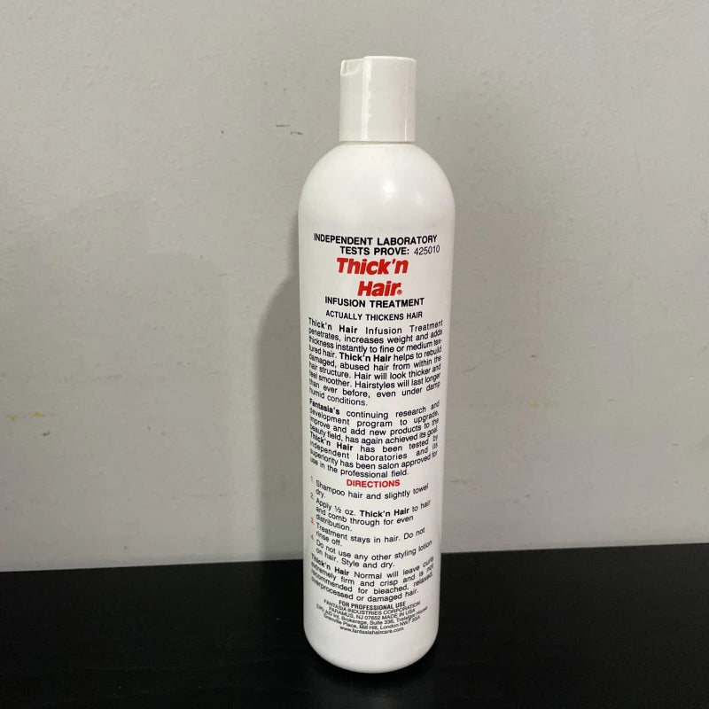 Fantasia [ 1 Bottle ] Fantasia Thick 'n Hair Infusion Treatment Professional 16 Fl Oz.