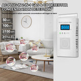 Hembisen Combination Gas & Carbon Monoxide Detectors - 3 Packs Plug in Carbon Monoxide Alarm & Natural Gas Detector for Home, 2-in-1 Co Detector & Combustible Gas Detector with Digital Display, Easy to Install