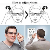 Vi Shift adjustable reading glasses men, Flex Focal Glasses, Adjustable Glasses for Men&Women (Pack of 2)