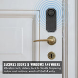 Shed Alarm Home Security Wireless | Shed Garage Lockup Summer House | Easy Self Install Waterproof Vibration Tech 113db Exceptionally Loud