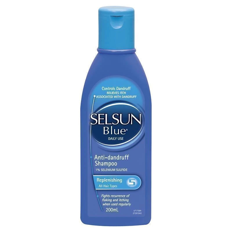Selsun Blue Anti Dandruff Shampoo Replenishing 200mL