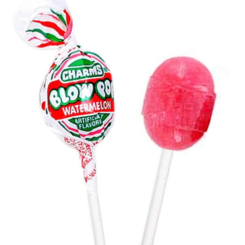 12 Piece Watermelon Charms Blow Pops